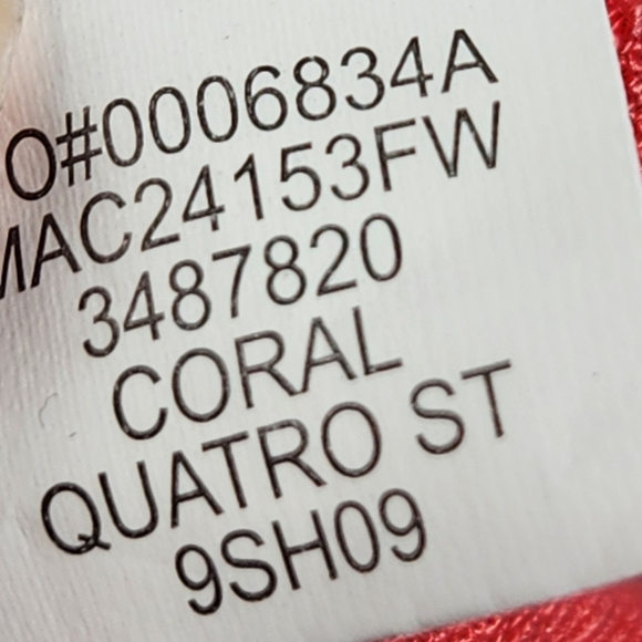 Fever Coral Quatro St Long Sleeve BOHO Ladder Lace Accents Top Size Small - Picture 10 of 10